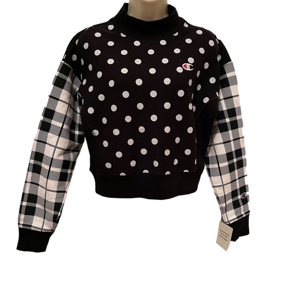 Champion and Urban Outfitters Collab Women’s Crop Reverse Weave Sweatshirt Small - Picture 1 of 11